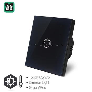 

Free Shipping EU 1 Gang 2 Gang 3 Gang Dimmer Light Touch Switch Smart Home Automation Waterproof Switch