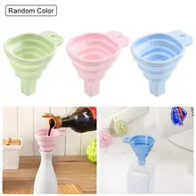 Силиконовая квадратная Воронка Выдвижная утечка топлива Бытовая винная Воронка конус вино перевернутая Воронка для масла для приготовления пищи