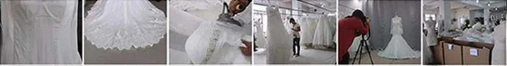 65008 Real Picture Noble Muslin Wedding Dress Lace Appliqued Beading Long Train Fluffy Ball Gown