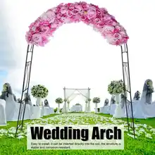 40x166x226 5cm żelazny łuk ślubny dekoracyjny Pergola stojak ramka w kwiaty na ślub urodziny wesele dekoracja DIY Arch tanie i dobre opinie CN (pochodzenie) iron