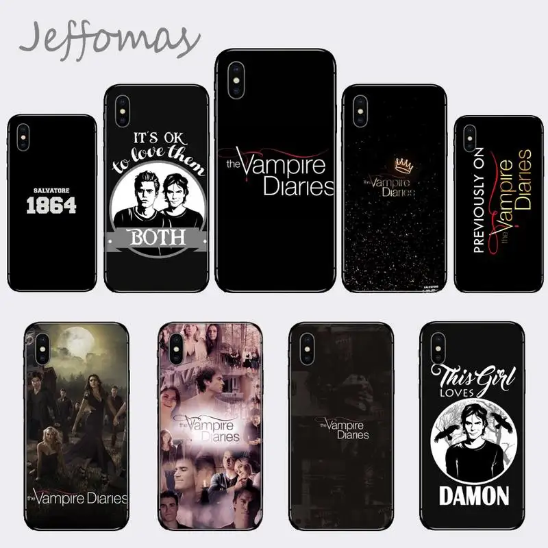 The Vampire Diaries Stefan Damon Salvatore Phone Case for iPhone 11 12 pro XS MAX 8 7 6 6S Plus X 5S SE 2020 XR The Vampire Diaries Stefan Damon Salvatore Phone Case for iPhone 11 12 pro XS MAX 8 7 6 6S Plus X 5S SE 2020 XR