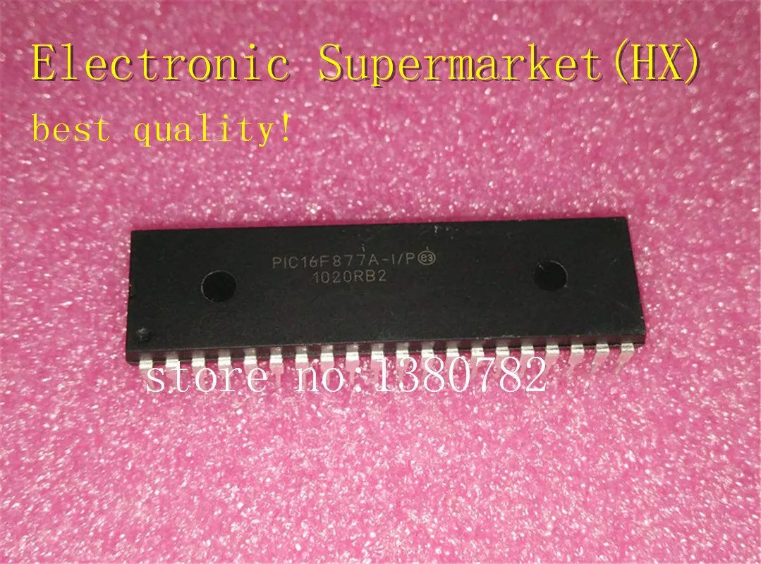 

Free Shipping 20pcs/lots PIC16F877A PIC16F877 DIP-40 100% New original IC