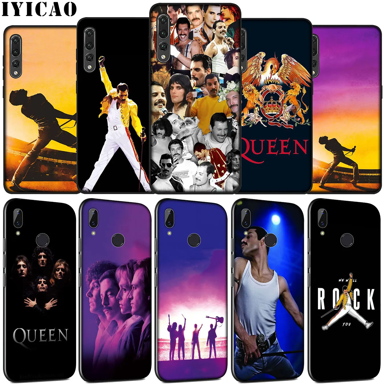 Мягкий силиконовый чехол IYICAO в богемном стиле Rhapsody Queen для телефона Huawei P30 P20 Pro P10 P9