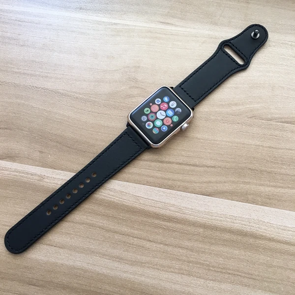 Новейшее поступление натуральная кожа петля ремешок для apple watch 42mm, 38 мм, ремешок для наручных часов iwatch, 44 мм 40 мм 5 4/3/2/1 braceletseries 5