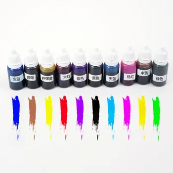 

10ml Translucent Pigments Clear Casting Resin Epoxy&Polyester Colour Dye Crafts