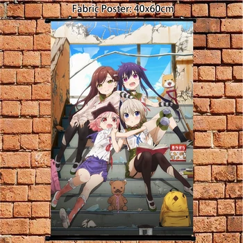 

Anime Poster Gakkou Gurashi! SCHOOL-LIVE! Wall Scroll Painting Art Prints Home Room Decoration 60*40 90*60