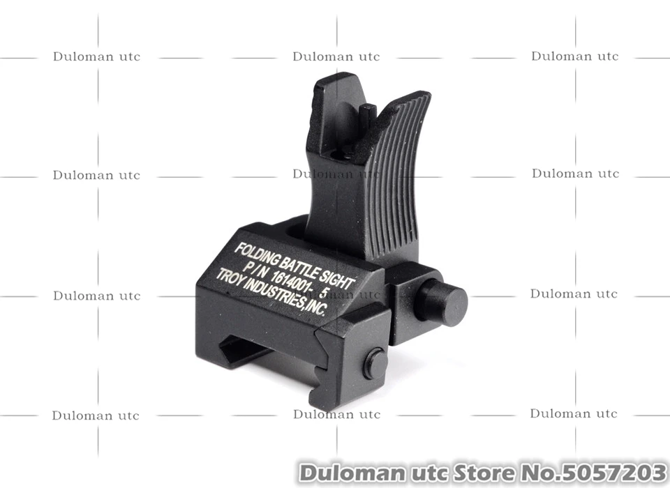 Duloman utc Troy офсетный микро передний и задний складной боевой прицел набор для страйкбола AR-15 M4 Тактический легкий прицел