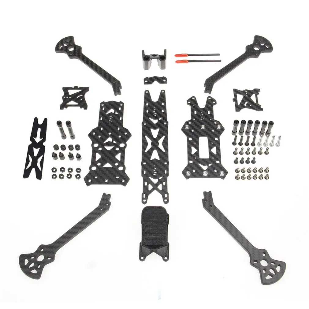 

Portable Sector Freestyle 3K Carbon Fiber Frame Kit for RC Drone FPV Racing
