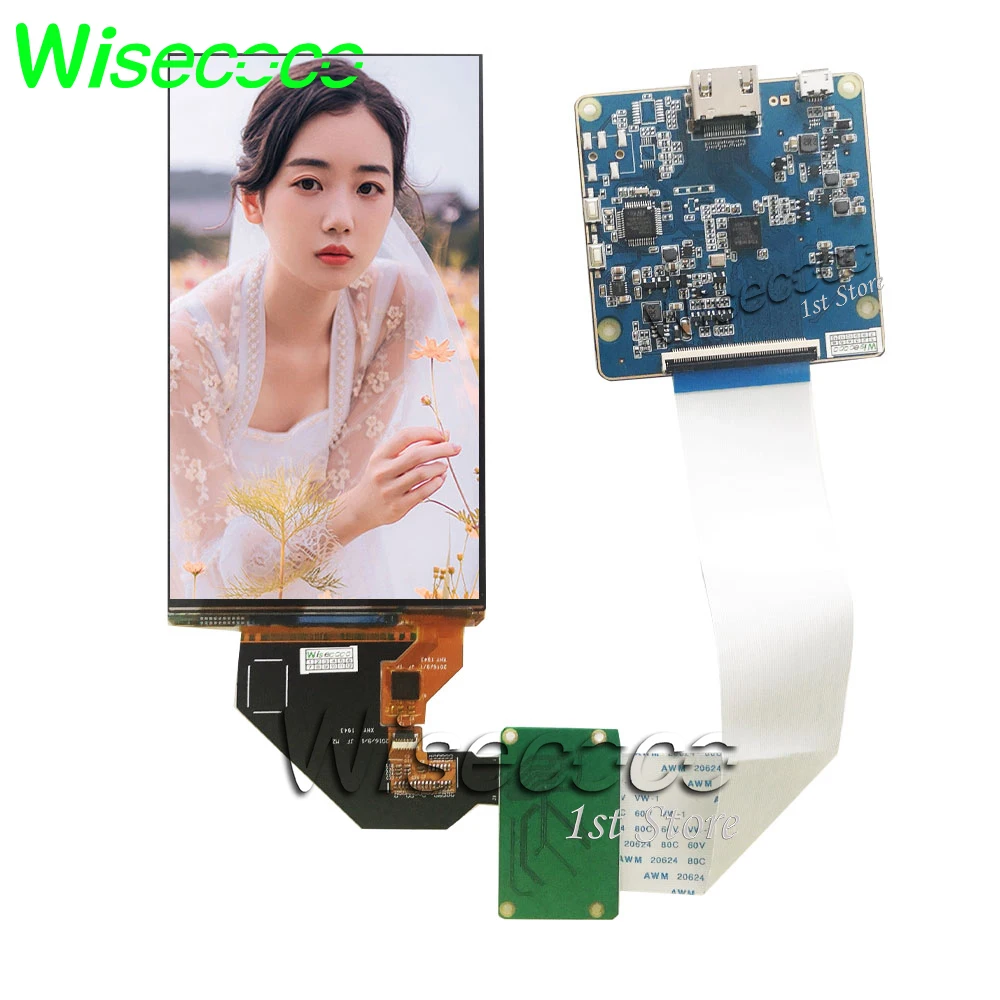 Wisecoco 5.5 Polegada Oled Amoled Display Lcd 1080×1920 Alta Definição-mipi Driver Board 403ppi Ampla Temperatura H546dlb01.1