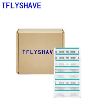 

TFLYSHAVE Men High Quality 3 Layer Shaver Razor Blade Replaceable Blade Safe Deep Facial Sharp 8pcs Blades Replaceable Blade