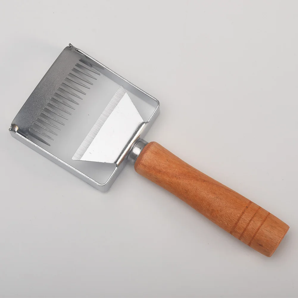 Нож-скребок для пчеловодов сельского хозяйства Пчеловодство деревянная ручка инструмента Полезная разворачивающая вилка профессиональное садовое оборудование практичная медовая расческа