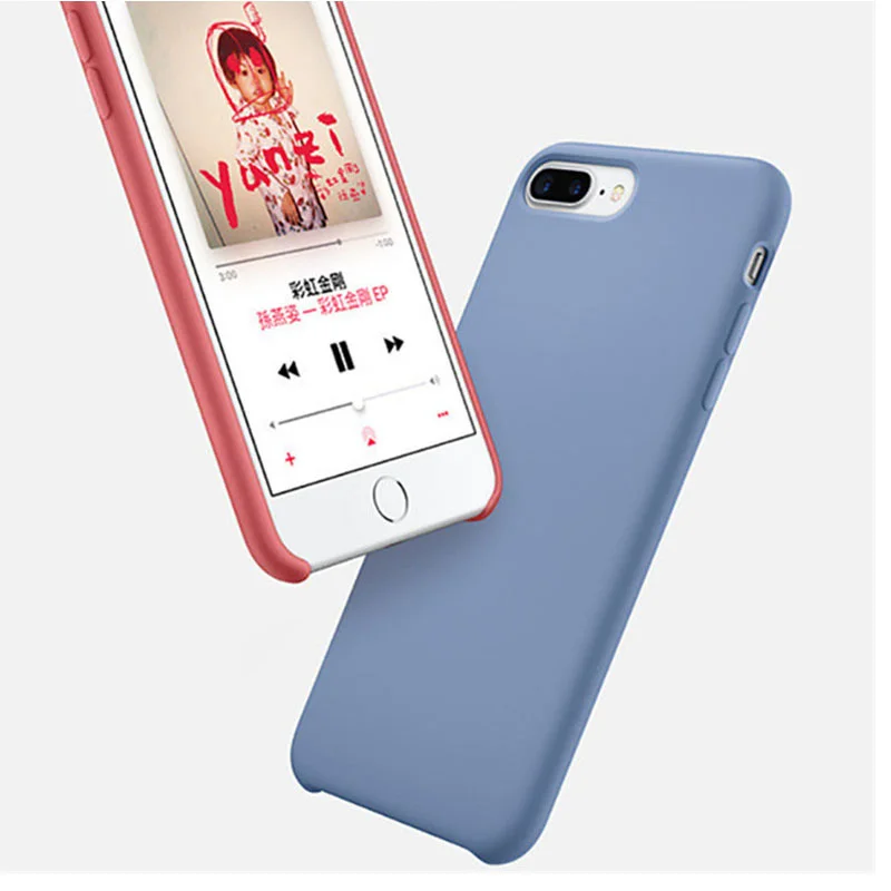 Силиконовый чехол для iphone 11 6s 7 8 Plus, Официальный чехол для iphone XS 11 PROMAX, без логотипа, чехол, чехол для iphone XR