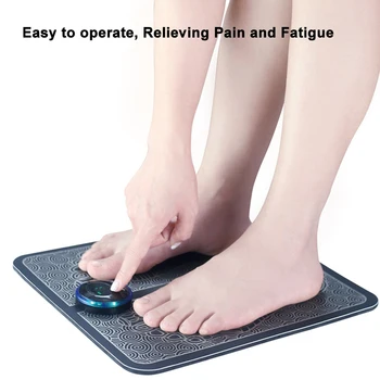 

Electric Foot Massage Cushion Foot Physiotherapy EMS Pad Acupuncture Relaxation Electric Muscle Stimulation Health Mat Trainer
