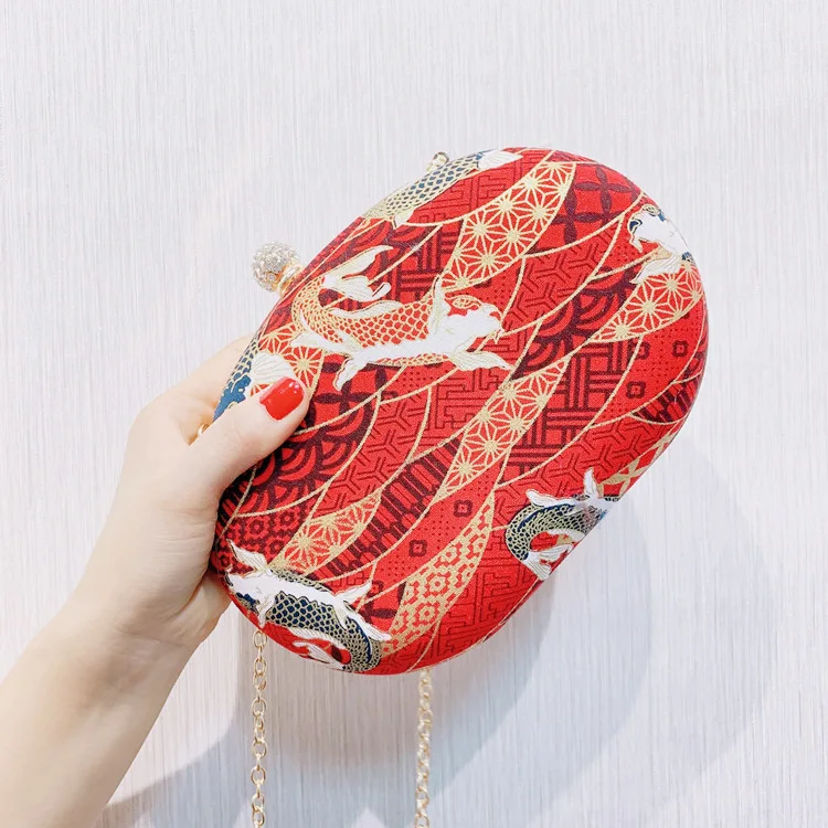 Холдинг Новая мода китайский стиль вышитые cheongsam женская сумка Hanfu древний стиль сумка золотая сумка с юбкой