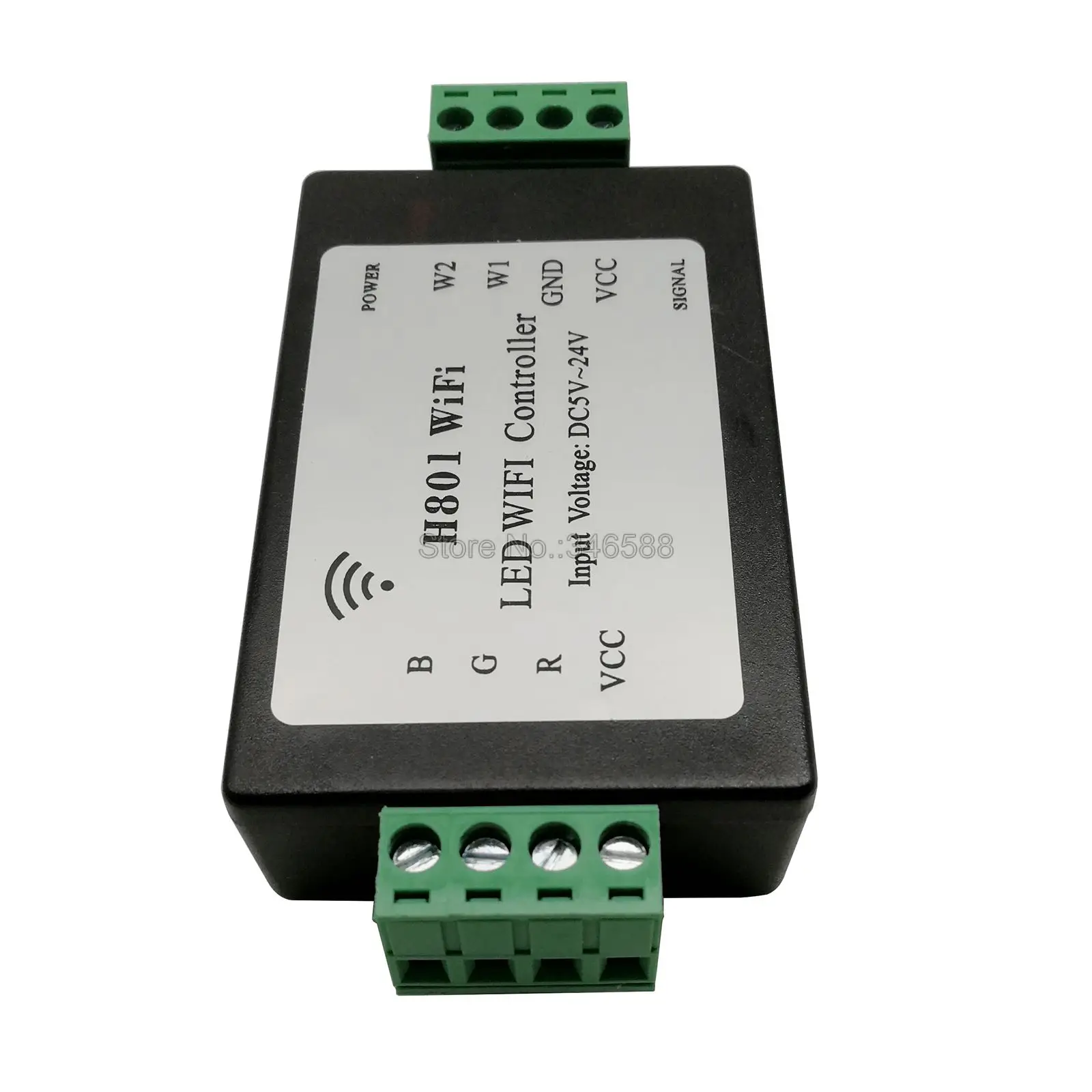 H801 WiFi RGBW светодиодный контроллер H801WiFi Светодиодная лента управления; DC5-24V вход; 4CH* 4A выход Android Phone APP WLAN маршрутизатор управления