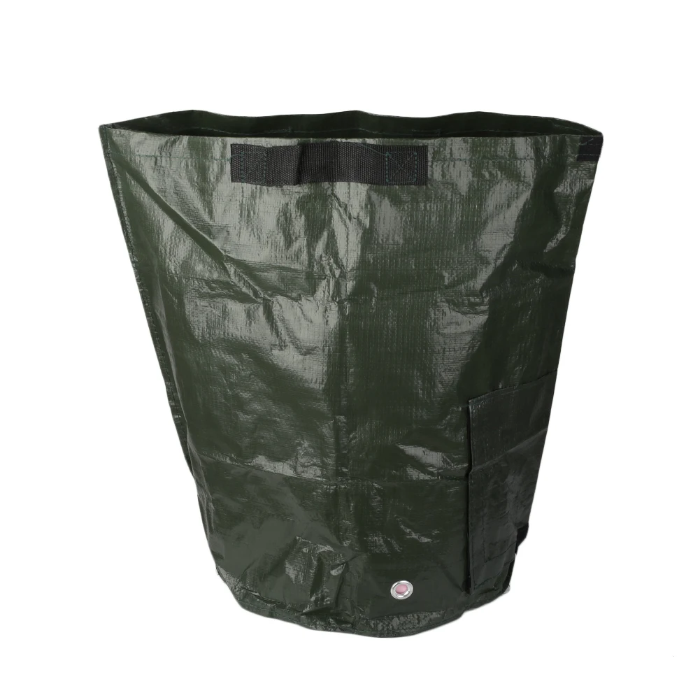 10gallon Мешки для выращивания картофеля, полиэтиленовый зеленый Растительный уличный газон, цветочный горшок, растительный мешок, посадочная сумка 34*35*1 см, арахис, домашний сад - Цвет: 10gallon