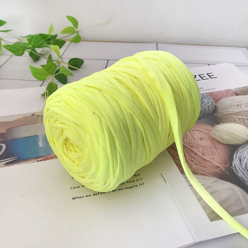 Толстая крупная футболка 400 г пряжа для вязания крючком сделай сам одеяло кошелек