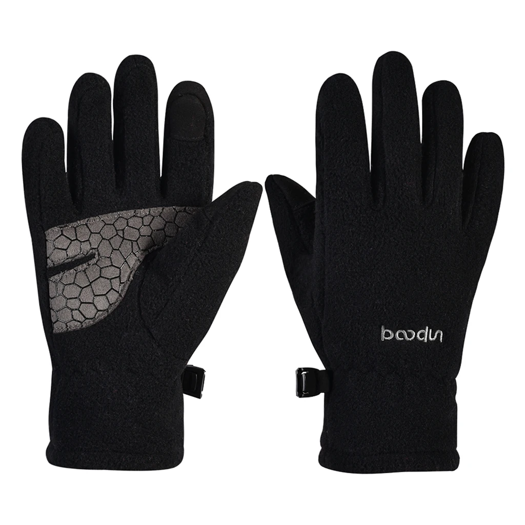 Kids Cycling Gloves Winter Warm Bike Full Finger Gloves Riding Winter Touch Screen Snow Windstopper Gloves