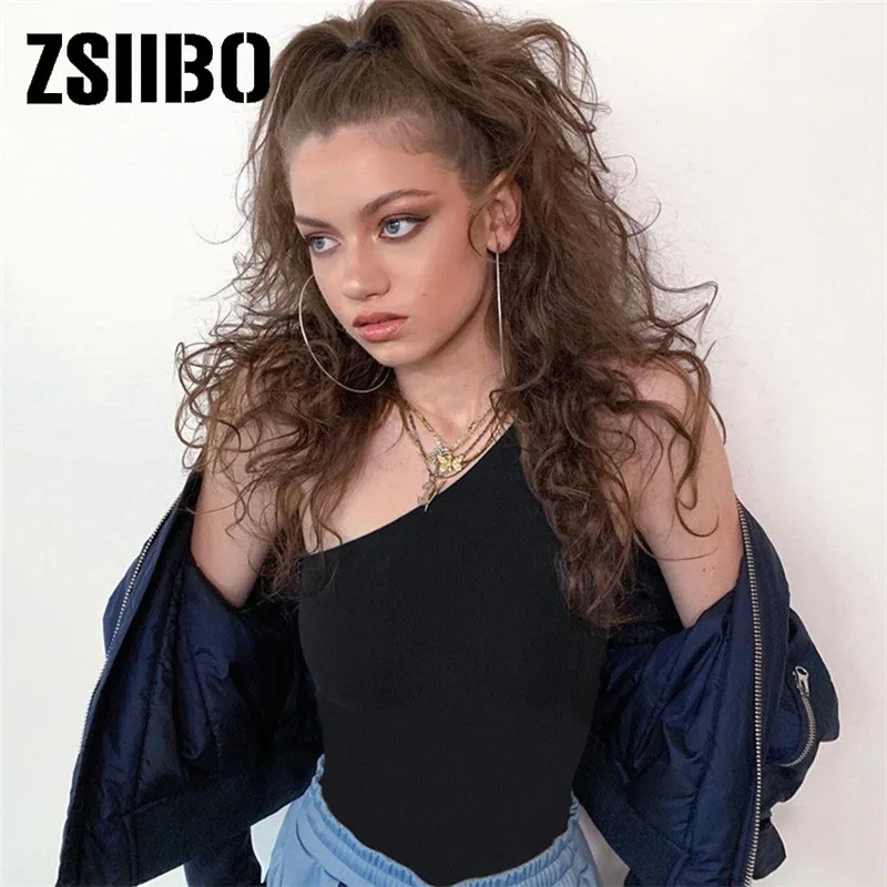 one shoulder neon green solid bodysuits 2020 summer women fashion streetwear party club slim bodycon body bodysuit dropshipping