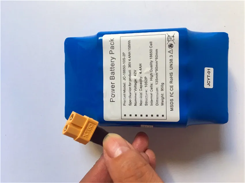 Discount 36V 4.4AH 18650 Lithium Battery use for Electric Self Balance Scooters Battery Pack Suit For 6.5/7/8/10 inch Balance Scooters 7 Discount 36V 4.4AH 18650 Lithium Battery use for Electric Self Balance Scooters Battery Pack Suit For 6.5/7/8/10 inch Balance Scooters 7
