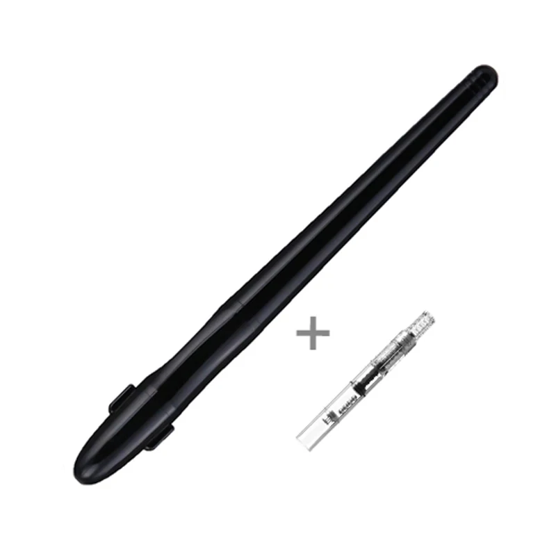 Black and con-40 60R Японский пилот шезлонг ручка обновленная версия FP-60R каллиграфия ручка длинное перо эскизная ручка цветные чернила прозрачная ручка - Цвет: Black and con-40 60R