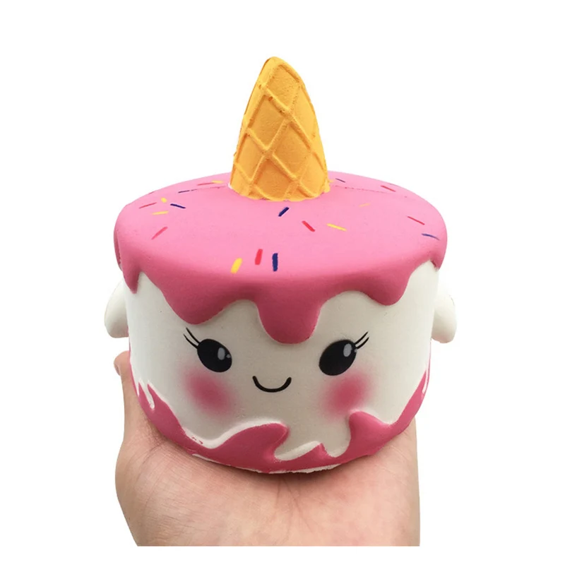 Kawaii Unicorn Cake Food Squeeze Toys Squishy Slow Rising Cream Scented wholesale exquisite kids Xmas gifts 4