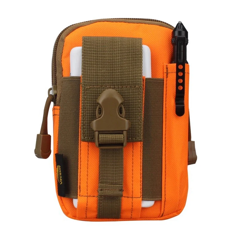 E Men Waist Bag Canvas Fanny Pack Belt Phone Drop Leg Bags Military Zipper Waterproof Phone Waist Packs 6.8 inch Cellphone Bum Bag - Цвет: E
