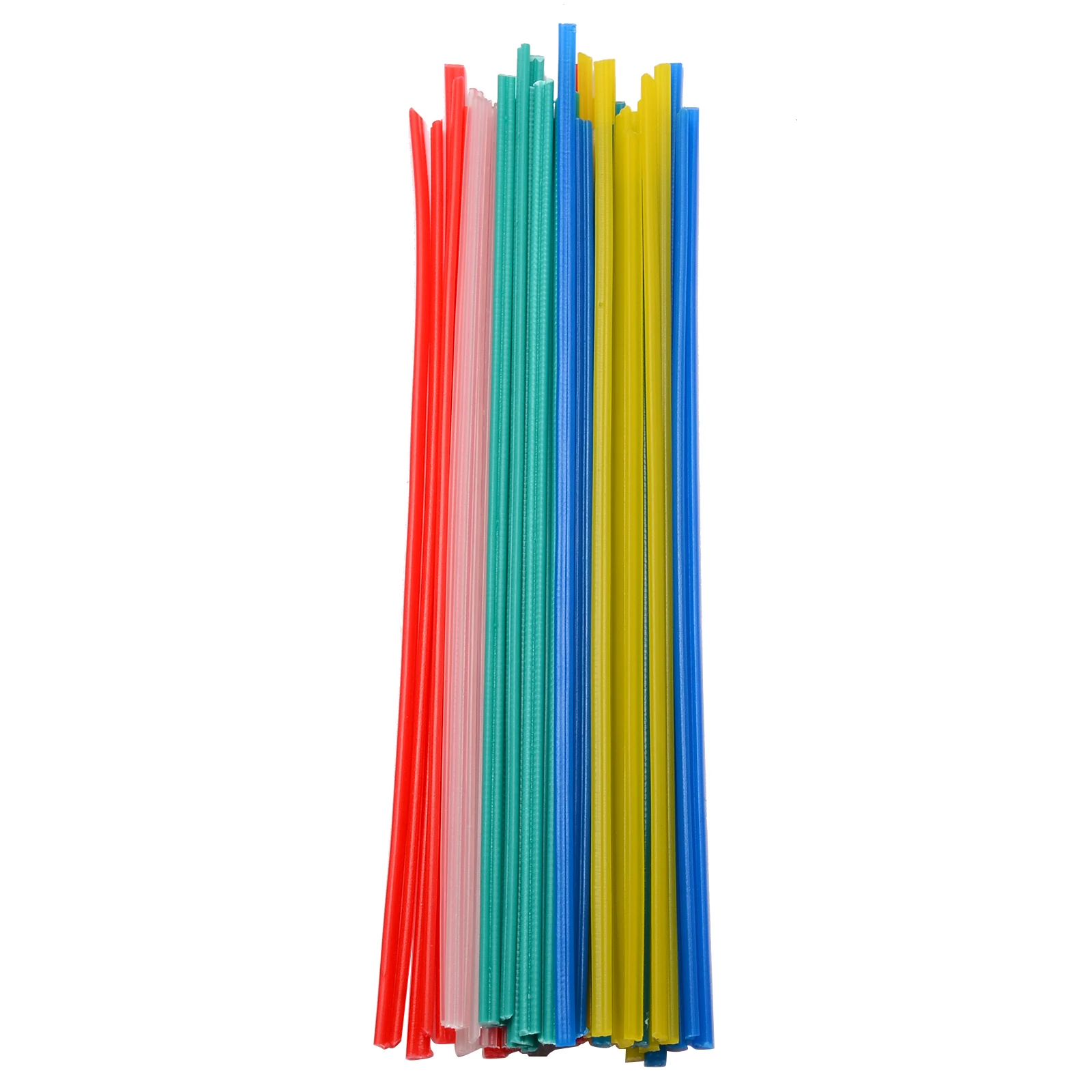 50Pcs Plastic Welding Rods 250mm Length 5 Colors Plastic Welding Rods Welder Sticks For Welder Soldering Tools