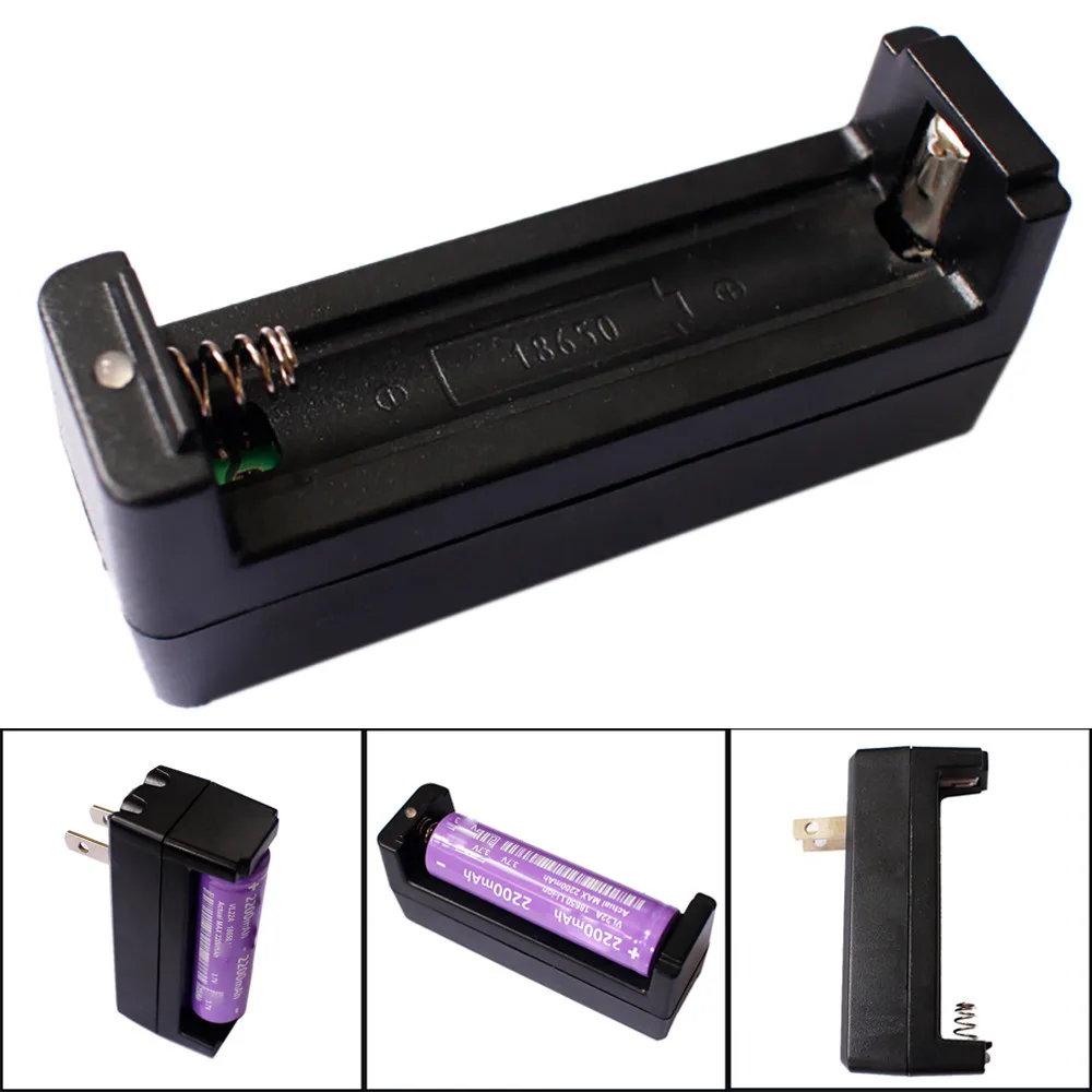 1PC High quality Charger For 18650 Battery Compatible With 26650 3.7V for home office dropshipping 2020 HOT | Электроника