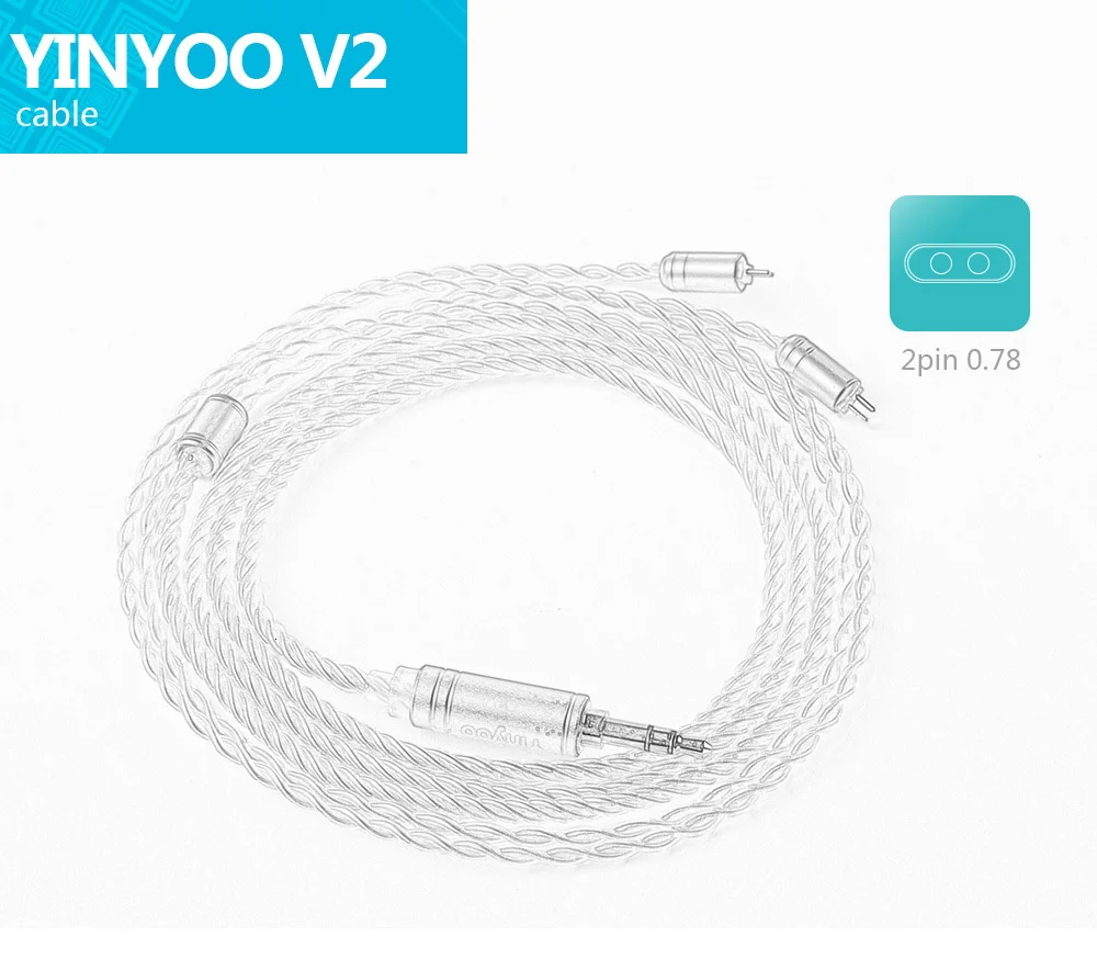 Yinyoo V2 новейшая версия 3 финальная Настройка 1DD Динамический драйвер в ухо наушники HIFI DJ монитор бег спортивные наушники для ZS10 PRO