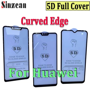 

75PCS For Huawei Mate 30 lite/Mate 20 lite/P20 Pro/P20 lite 2019/P Smart 2019 5D/3D Curved Full Cover Full Glue tempered glass