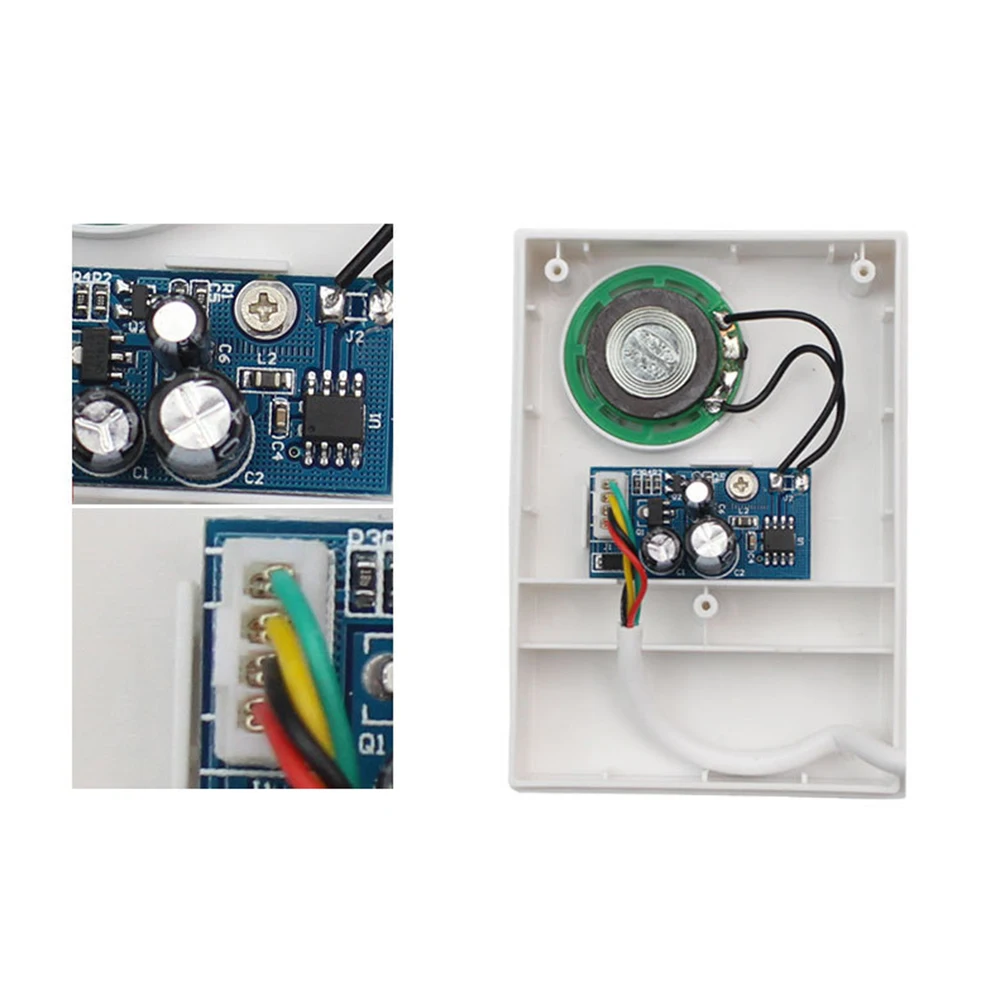 Door bell 12v wired and battery two types of door bell for ding-sound dong door access control system