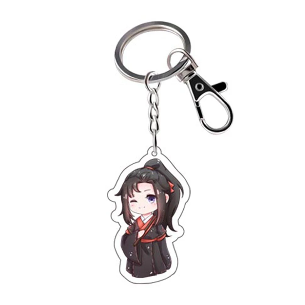 Fujoshi Grandmaster of Demonic mo dao zhu shi Weiwuxian Lan Zhan Portachiavi Брелок с подвеской брелок - Цвет: KEY4780H02