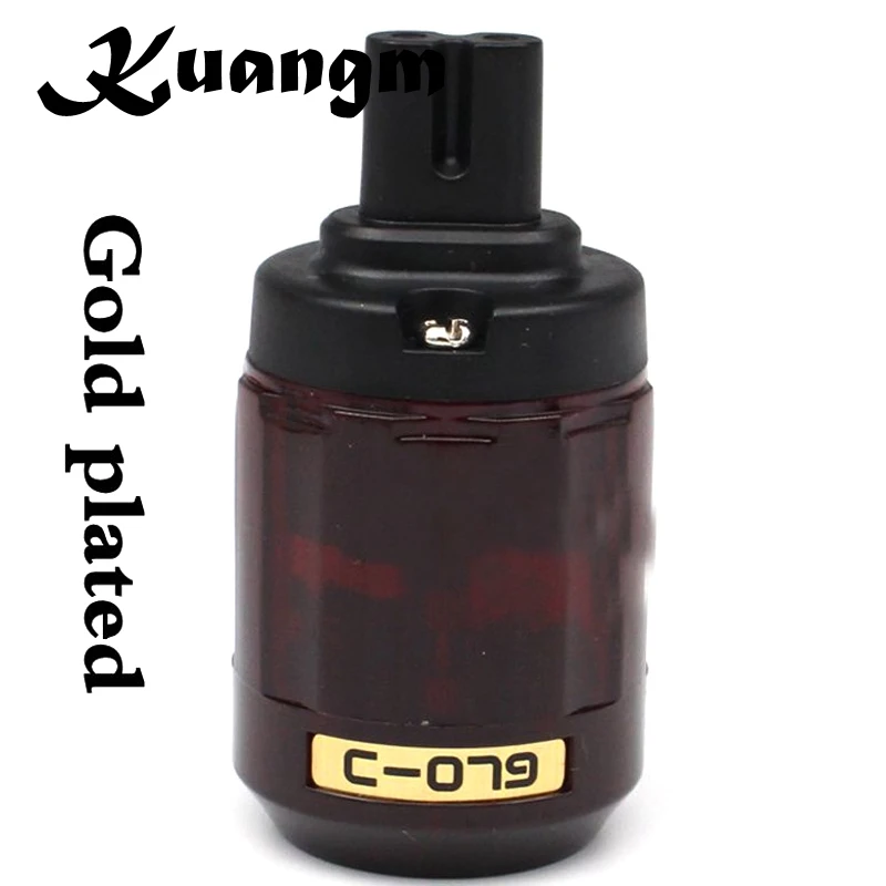 C-079 Kuangm Hifi рис. 8 IEC C7 штекер аудио силовой кабель розетка электрическая адаптер