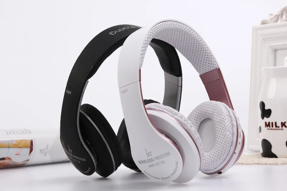 Stereo Wireless Bluetooth Headset Auriculares Sports Headphone Earphones with Mic FM Radio TF Handsfree for PC Phones