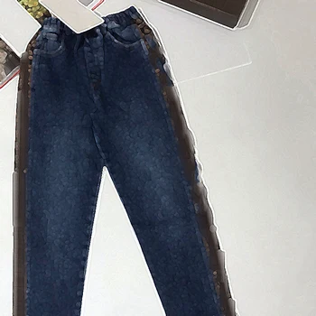 

PER-SALE Ship At End of August 2020 NEW Autumn Toddler Girls Pants Baby Girl Clothes Winter Fashion Letter Denim Pants