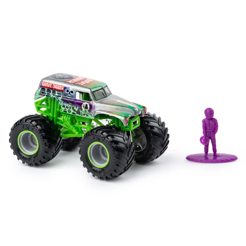 Najtaniej Oryginalny SPIN Master Monster Jam Monster truck chłopiec zabawka dziecięca aluminiowy model samochodu bezwładność napęd na cztery koła pojazd terenowy prezent