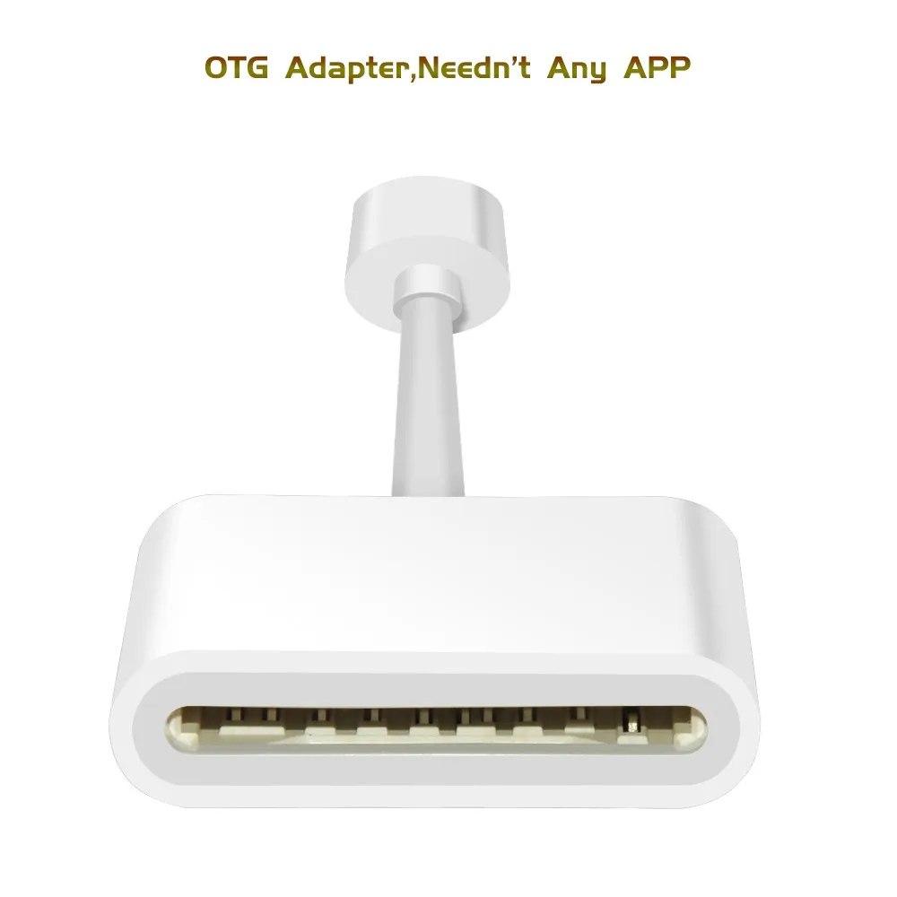 Комбинированное освещение/Micro USB к SD SDHC карта td Reader комплект цифровой камеры совместимый OTG Дата кабель адаптер для iPhone iPad Android