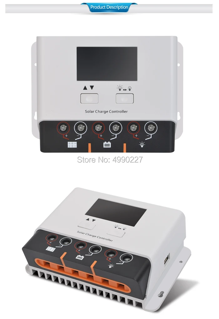SRNE HP2430N HP2440N 12 В/24 В Авто ШИМ Контроллер заряда с ЖК-дисплеем Dual USB 5 В выход солнечная батарея для телефона регулятор PV дома