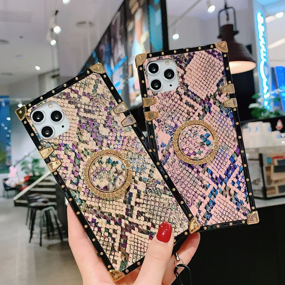 

Luxury snakeskin case for samsung Galaxy S8 S9 S10 S20 plus ultra A10 20 30 40S 50 A70 phone for samsung note 8 9 10plus women