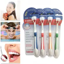 MeterMall 3-сторонняя профессиональные силиконовые формы для безопасности зубная щетка оральный очистки Стоматологическая зубная щетка для чистки щетки Уход за полостью рта для детей и взрослых