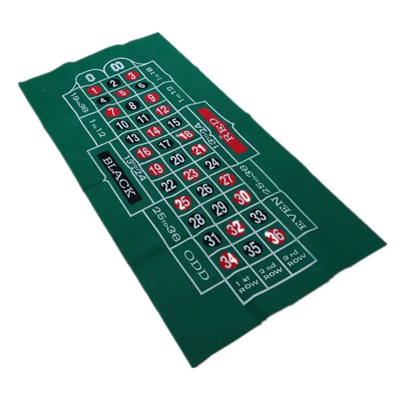 Двухсторонняя скатерть для игры русская рулетка и блэкджек игровой стол коврик Y4UB