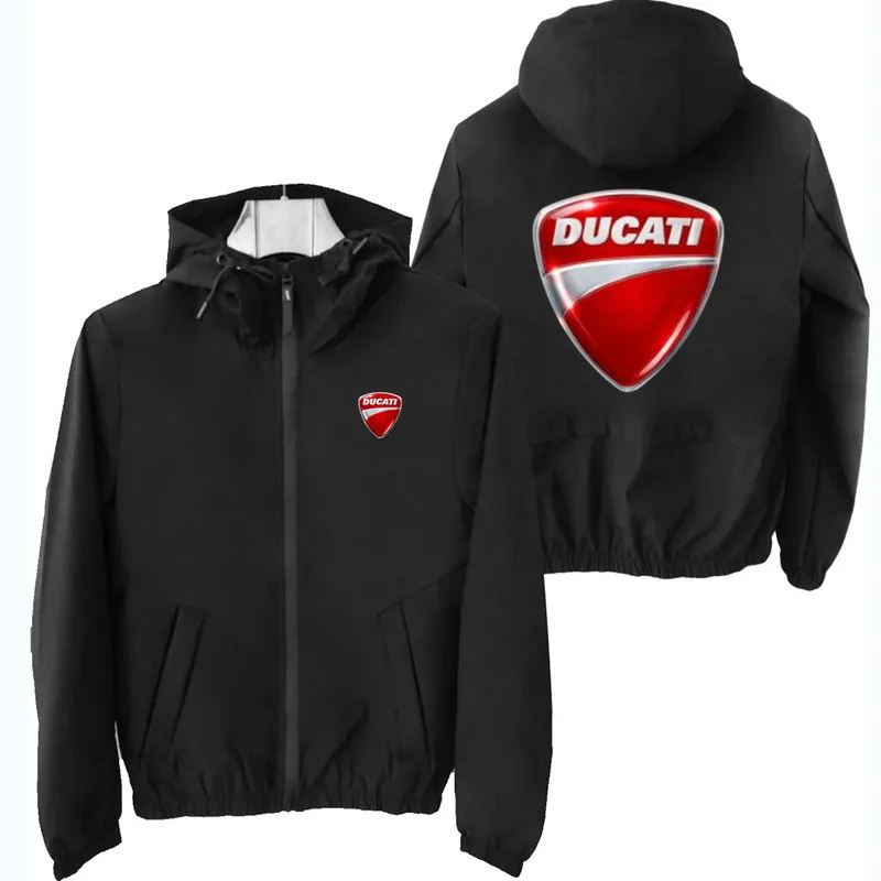 Новая мужская куртка Ducati С принтом логотипа автомобиля и Dalian, повседневная толстовка на молнии, модная спортивная бейсбольная куртка Harajuku - Цвет: 13