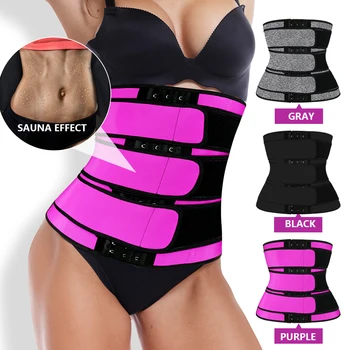 

Sauna Waist Trainer Corset Waist Trainer Body Shaper Sweat Belts for Women Slimming Corset Weight Loss Compression Trimme Belt