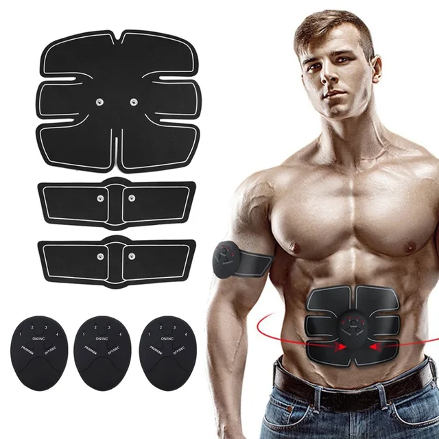 US $5.94 Abdominal Muscle Trainer Fitness Massage Simulator Electric Muscle Training Machine Slimming Gym Bo