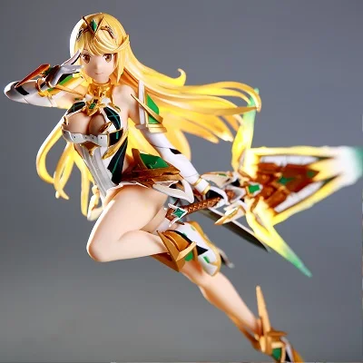 no retail box Homura Hikari Xenoblade 2 Chronicles игра Fate над Pyra Fighting 1 \ 7 Масштаб Аниме Фигурки игрушки рождественские подарки для детей - Цвет: no retail box