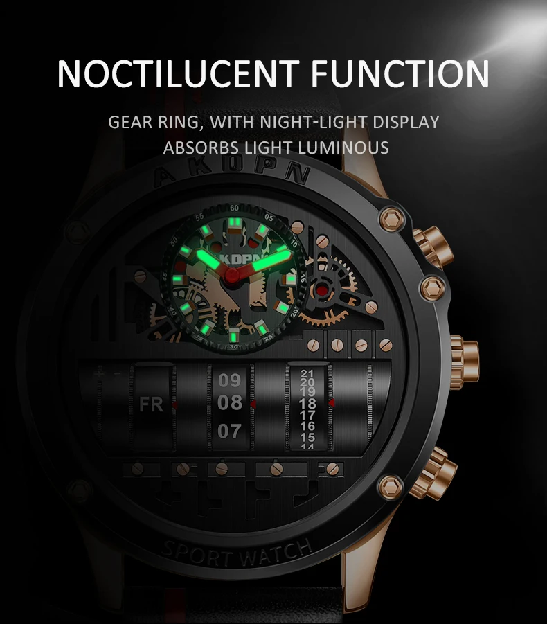 Unique Men Wrist Watches Leather Black Silver Creative Watches For Male Military Sports Clock Unique Design relogio masculino