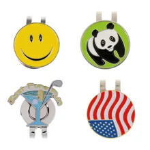 4 шт. зажим для шляпы для гольфа со съемным магнитным мячом для гольфа маркер колпачок зажим подарок для гольфа