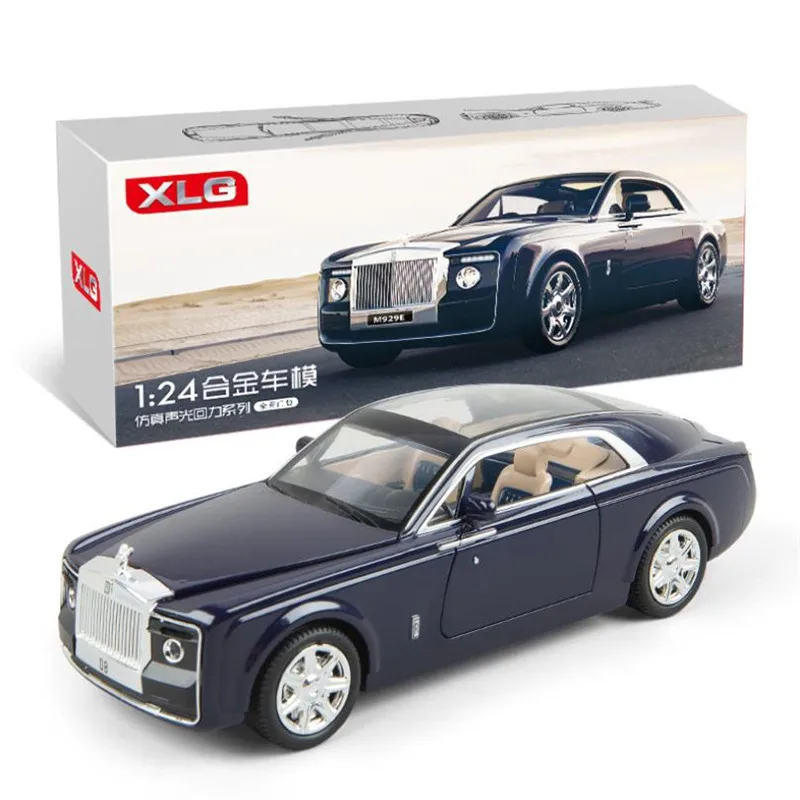 1/24 Diecasts& Toy Vehicles Rolls-Royce Sweptail модель автомобиля со звуком и светом коллекционная машинка игрушки для детей подарок brinquedos