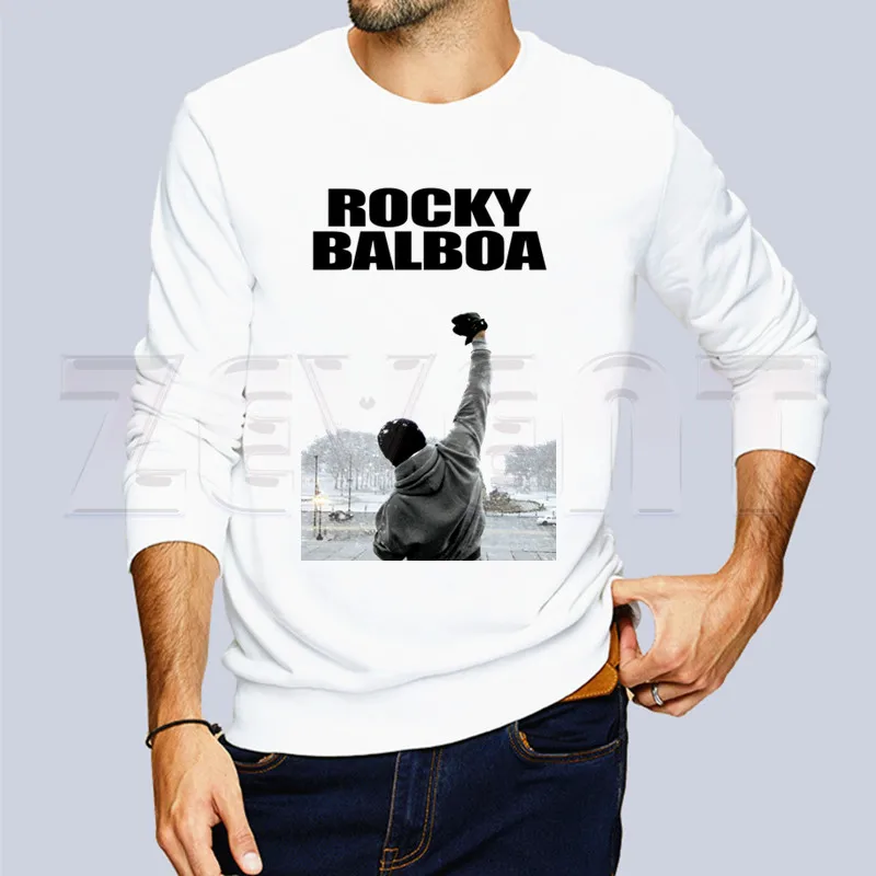 ROCKY BALBOA Sylvester Stallone Harajuku однотонные толстовки Модные мужские/женские толстовки с длинным рукавом Уличная Толстовка